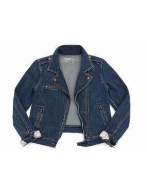 GAP 1969 Denim Moto Jacket – Women’s Size S